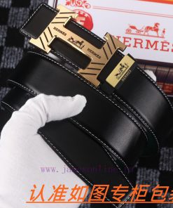 Men's belt HermesMen's leather belt is made of 100% head layer cowhide, ensuring that the 24 up5utmzm