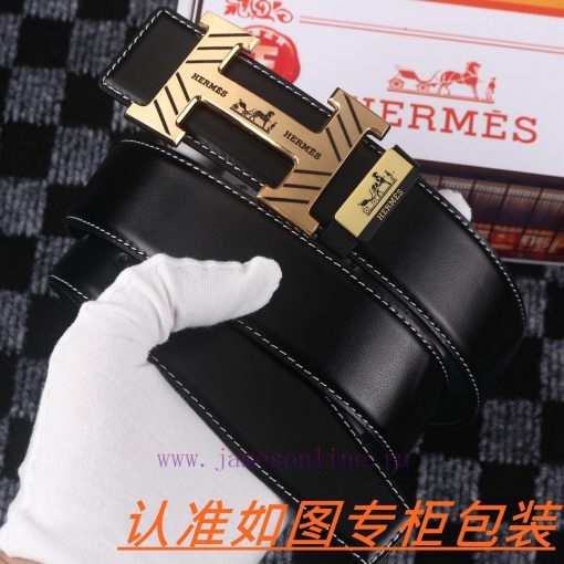 Men's belt HermesMen's leather belt is made of 100% head layer cowhide, ensuring that the 24 up5utmzm