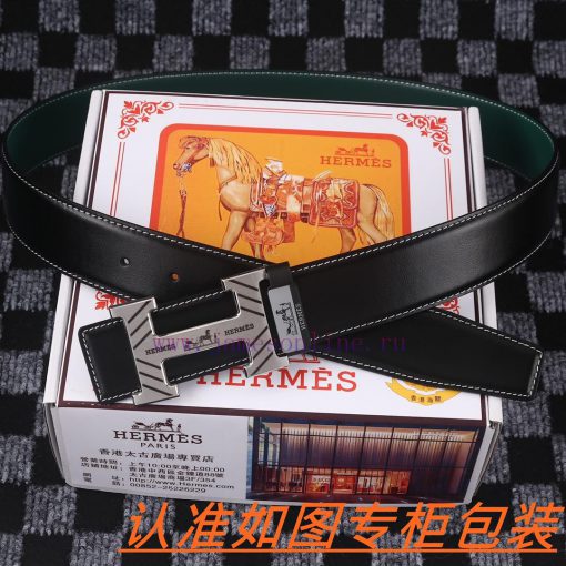 Men's belt HermesMen's leather belt is made of 100% head layer cowhide, ensuring that the 24 goj0zc1y - Image 6
