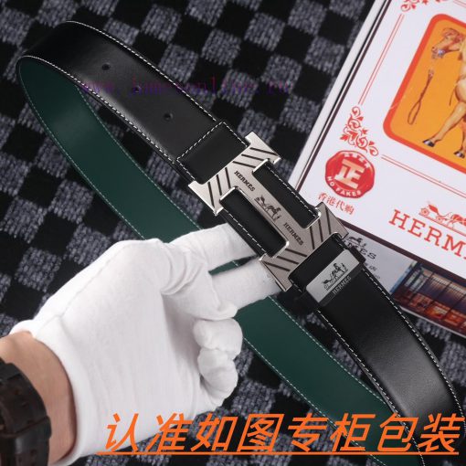 Men's belt HermesMen's leather belt is made of 100% head layer cowhide, ensuring that the 24 goj0zc1y - Image 8