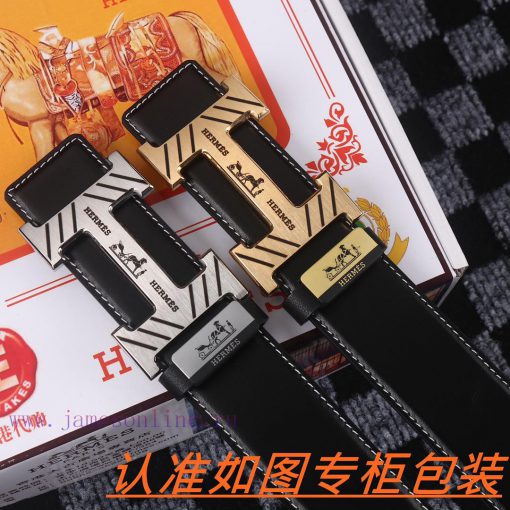 Men's belt HermesMen's leather belt is made of 100% head layer cowhide, ensuring that the 24 bixlmofc - Image 10