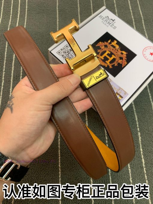 Belt Hermes Her.. Mes automatic buckleBelt made of 100% head layer cowhide, automatically fi qp94ta6q - Image 4