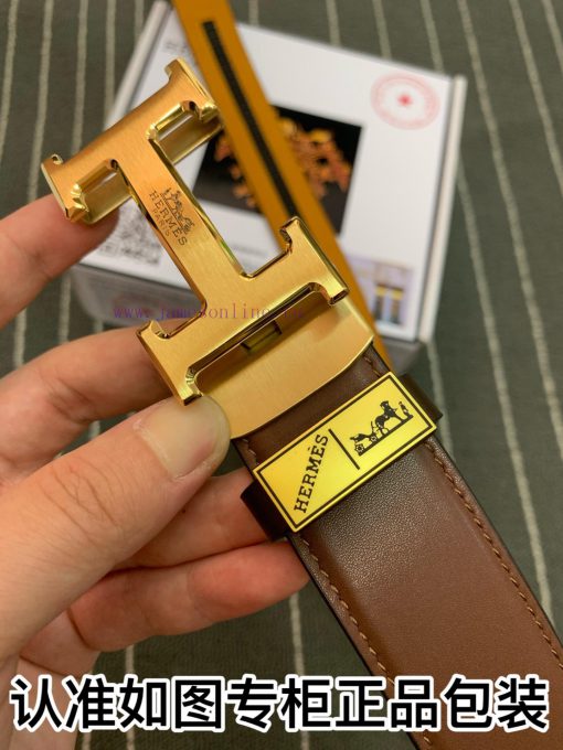 Belt Hermes Her.. Mes automatic buckleBelt made of 100% head layer cowhide, automatically fi qp94ta6q - Image 6
