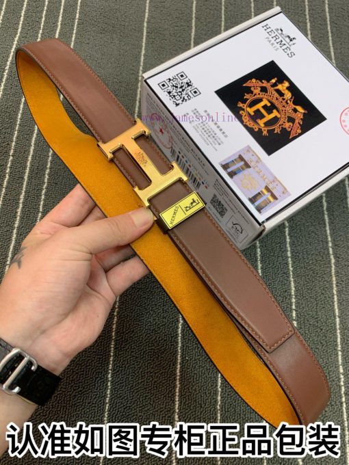 Belt Hermes Her.. Mes automatic buckleBelt made of 100% head layer cowhide, automatically fi qp94ta6q - Image 8