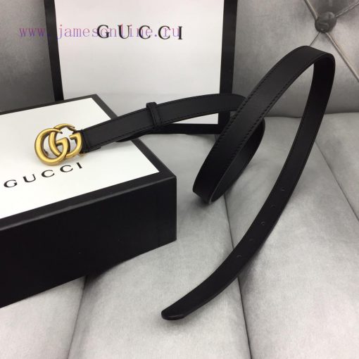 GUCCI Classic with Logo Double G Buckle Width 2 ⃣ ️.0 ⃣ ️ mm soft touch, slender leather bel mpiwbpag - Image 6