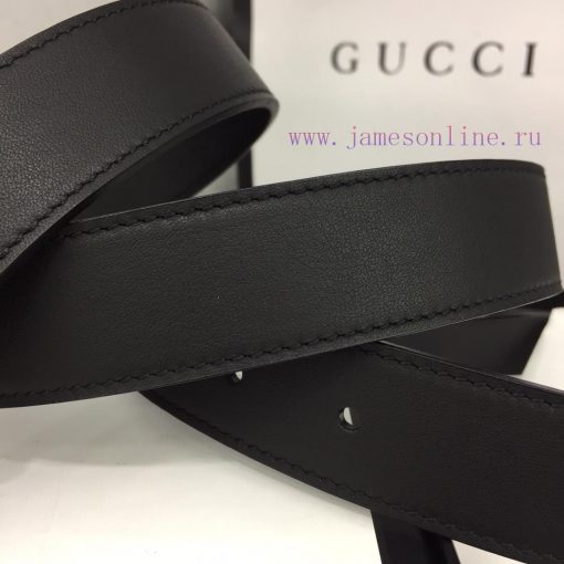 GUCCI Classic with Logo Double G Buckle Width 3 ⃣ ️.0 ⃣ ️ mm soft touch, slender leather bel e3hlmbwu - Image 9