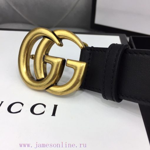 GUCCI Classic with Logo Double G Buckle Width 3 ⃣ ️.0 ⃣ ️ mm soft touch, slender leather bel e3hlmbwu - Image 10