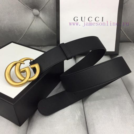 GUCCI Classic with Logo Double G Buckle Width 4 ⃣ ️.0 ⃣ ️ mm soft touch, slender leather bel jj77n5jy - Image 6