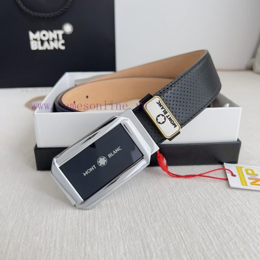 Montblanc Montblanc ️ Belt and beltBuckle, new original classic boutique two-color buckle, p k20cl03s - Image 2