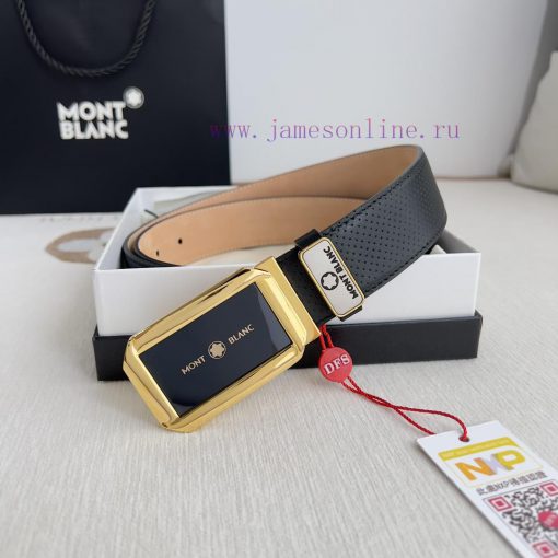 Montblanc Montblanc ️ Belt and beltBuckle, new original classic boutique two-color buckle, p pwgepex3 - Image 2