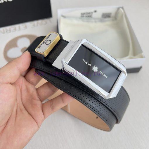 Montblanc Montblanc ️ Belt and beltBuckle, new original classic boutique two-color buckle, p k20cl03s - Image 3