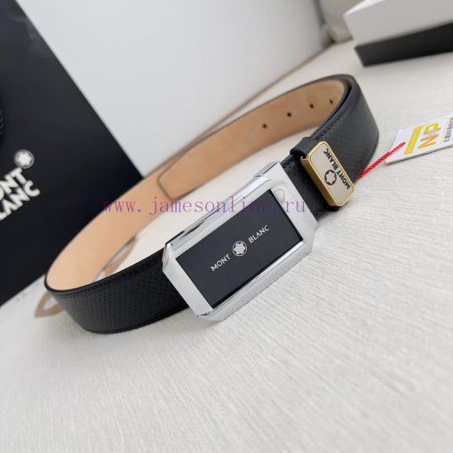 Montblanc Montblanc ️ Belt and beltBuckle, new original classic boutique two-color buckle, p k20cl03s - Image 4