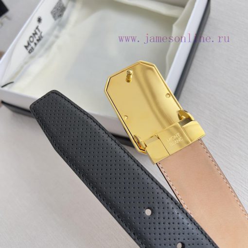 Montblanc Montblanc ️ Belt and beltBuckle, new original classic boutique two-color buckle, p pwgepex3 - Image 6