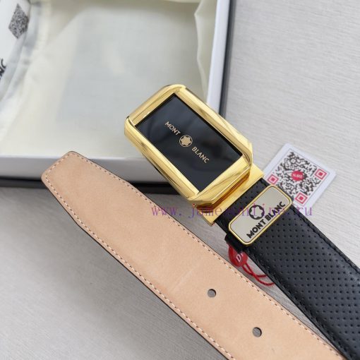 Montblanc Montblanc ️ Belt and beltBuckle, new original classic boutique two-color buckle, p pwgepex3 - Image 7