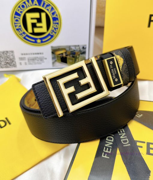 Belt FENDI Fendi ReproductionThe waistband is made of 100% cowhide, ensuring a double-layer 0t9bu0de - Image 2