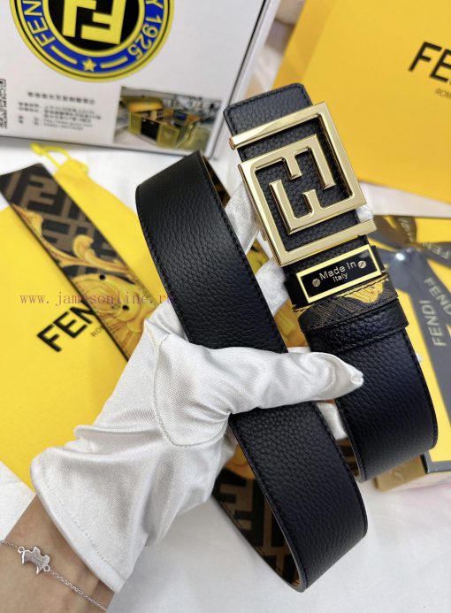 Belt FENDI Fendi ReproductionThe waistband is made of 100% cowhide, ensuring a double-layer 0t9bu0de - Image 5