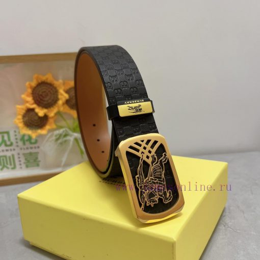 BurberryMaterial: Leather Belt with 100% Head Layer. The leather belt is guaranteed to be ge i1vl55ou - Image 3