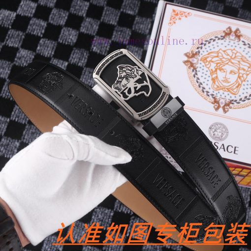 Men's belt VersaceMen's leather belt is made of 100% head layer cowhide, ensuring that the 2 7xnoex7j - Image 7