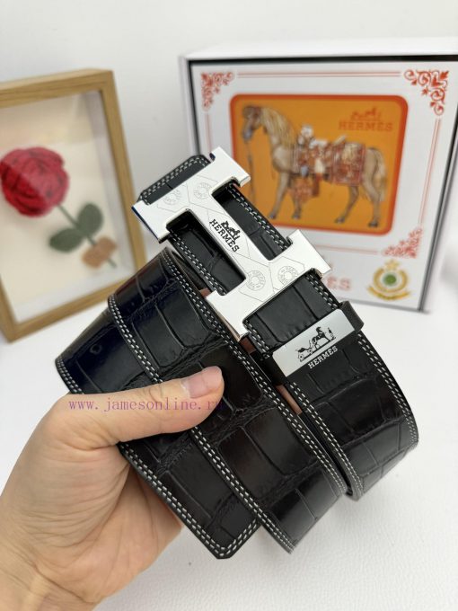 Hermes Hermès  Material: Leather Belt with 100% Head Layer. The leather belt is guaranteed t 90djx08i - Image 2