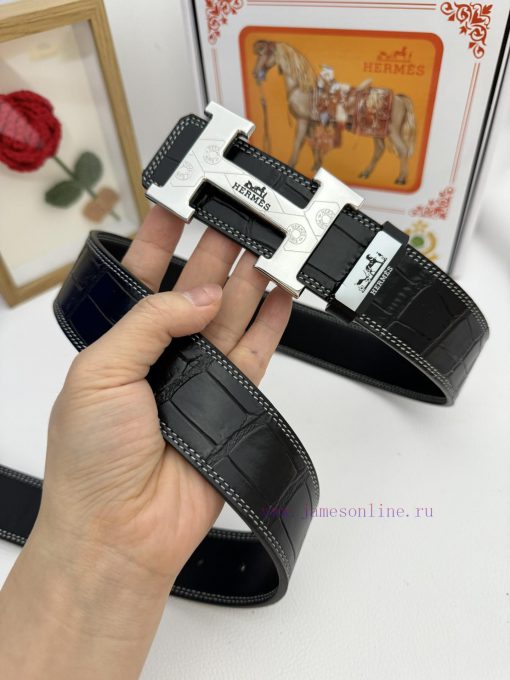 Hermes Hermès  Material: Leather Belt with 100% Head Layer. The leather belt is guaranteed t 90djx08i - Image 5