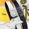 Belt FENDI Fendi ReproductionBelt made of 100% head layer cowhide with crocodile pattern, ev ddzzrtsx