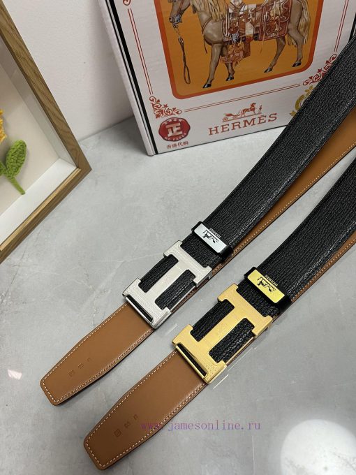 Hermes Hermès  Material: Leather Belt with 100% Head Layer. The leather belt is guaranteed t 73a3udop - Image 2