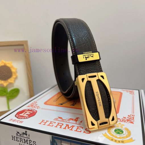 Hermes Hermès  Material: Leather Belt with 100% Head Layer. The leather belt is guaranteed t i47v604u