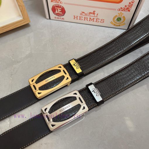 Hermes Hermès  Material: Leather Belt with 100% Head Layer. The leather belt is guaranteed t fwul7qsp - Image 2