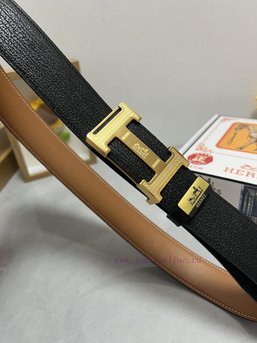 Hermes Hermès  Material: Leather Belt with 100% Head Layer. The leather belt is guaranteed t 73a3udop - Image 7