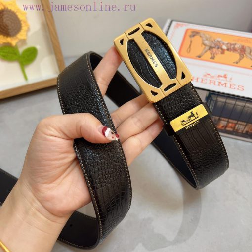 Hermes Hermès  Material: Leather Belt with 100% Head Layer. The leather belt is guaranteed t i47v604u - Image 5