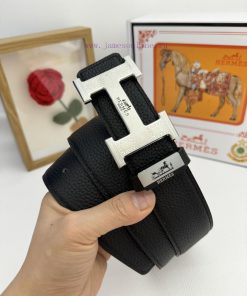 Hermes Hermès  Material: Leather Belt with 100% Head Layer. The leather belt is guaranteed t fb9r9229