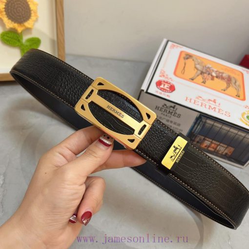 Hermes Hermès  Material: Leather Belt with 100% Head Layer. The leather belt is guaranteed t fwul7qsp - Image 8