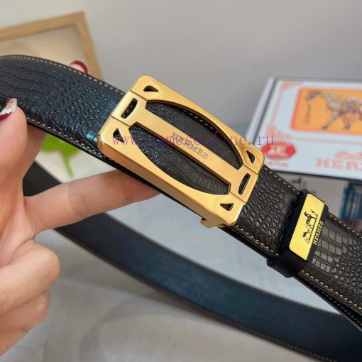 Hermes Hermès  Material: Leather Belt with 100% Head Layer. The leather belt is guaranteed t i47v604u - Image 8