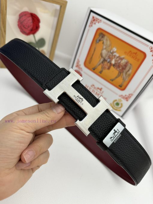 Hermes Hermès  Material: Leather Belt with 100% Head Layer. The leather belt is guaranteed t fb9r9229 - Image 6