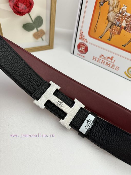 Hermes Hermès  Material: Leather Belt with 100% Head Layer. The leather belt is guaranteed t fb9r9229 - Image 7