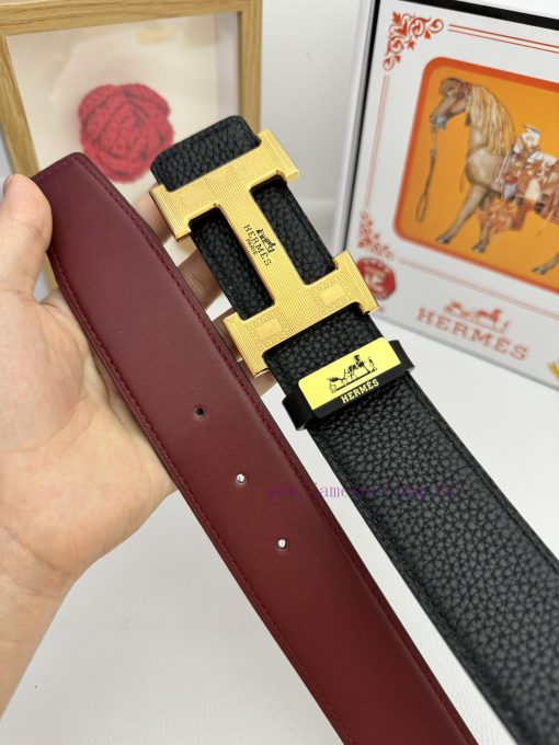 Hermes Hermès  Material: Leather Belt with 100% Head Layer. The leather belt is guaranteed t 2rnmderj - Image 9