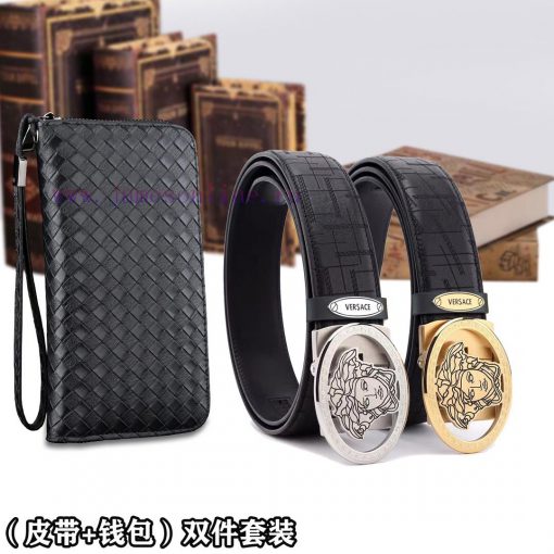 Belt and wallet two-piece setWooden box with accompanying picturesVERSACE Belt+Wallet SetBuc epcxgsy9 - Image 9