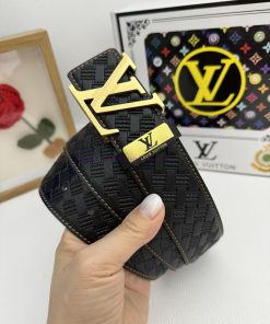 LV... Louis VuittonMaterial: Leather Belt with 100% Head Layer. The leather belt is guarante 1y5z7g9b