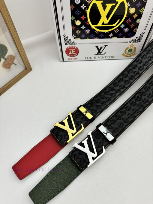 LV... Louis VuittonMaterial: Leather Belt with 100% Head Layer. The leather belt is guarante a9k0lqep - Image 2