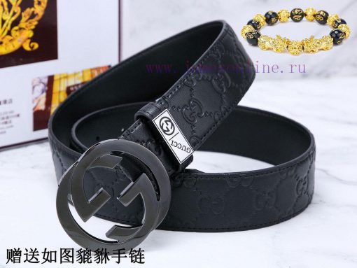 Belt Gucci Gucci️The waist belt is made of 100% cowhide, ensuring that the genuine leather i ljlf2xfa - Image 3