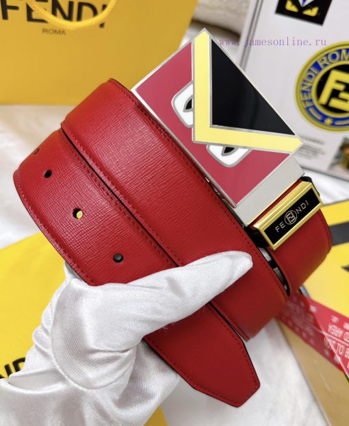 Belt FENDI Fendi ReproductionThe waistband is made of 100% imported top layer cowhide, ensur y12undlh - Image 3