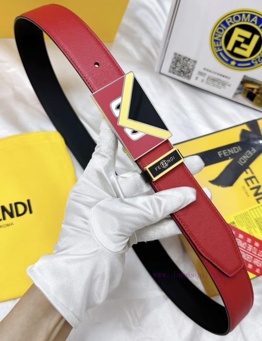 Belt FENDI Fendi ReproductionThe waistband is made of 100% imported top layer cowhide, ensur y12undlh - Image 5