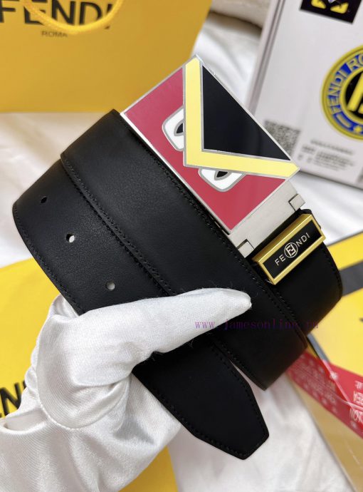 Belt FENDI Fendi ReproductionThe waistband is made of 100% imported top layer cowhide, ensur y12undlh - Image 7