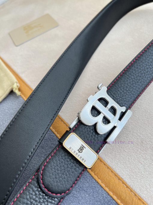 Burberry Burberry Belt ️ Automatic BeltAutomatic buckle, made of pure steel material, automa 8fuu4cfb - Image 7