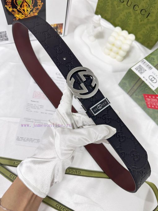Belt Gucci Gucci️The waistband is made of 100% head layer cowhide, ensuring the rotating use haplgl6y - Image 4