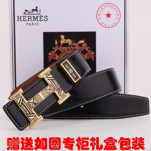 Belt Hermes Her...mesThe waistband is made of 100% cowhide, ensuring genuine leather. The 24 x83ms2dk - Image 3