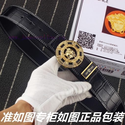Versace Versace️New crocodile patternGrade: Italian imported 100% top layer cowhide, Versace d7ch8osp