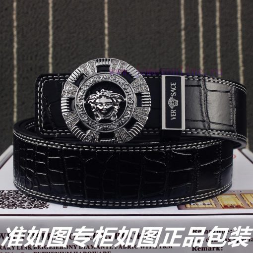 Versace Versace️New crocodile patternGrade: Italian imported 100% top layer cowhide, Versace uo6fbmp5 - Image 9