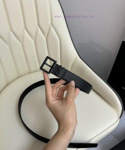 Female version Y.S.LFull width 3.0 casual belt series with simple metal logo, showcasing a f jdbacptx