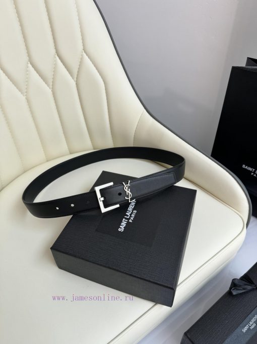 Female version Y.S.LFull width 3.0 casual belt series with simple metal logo, showcasing a f 2dpt9ees - Image 7